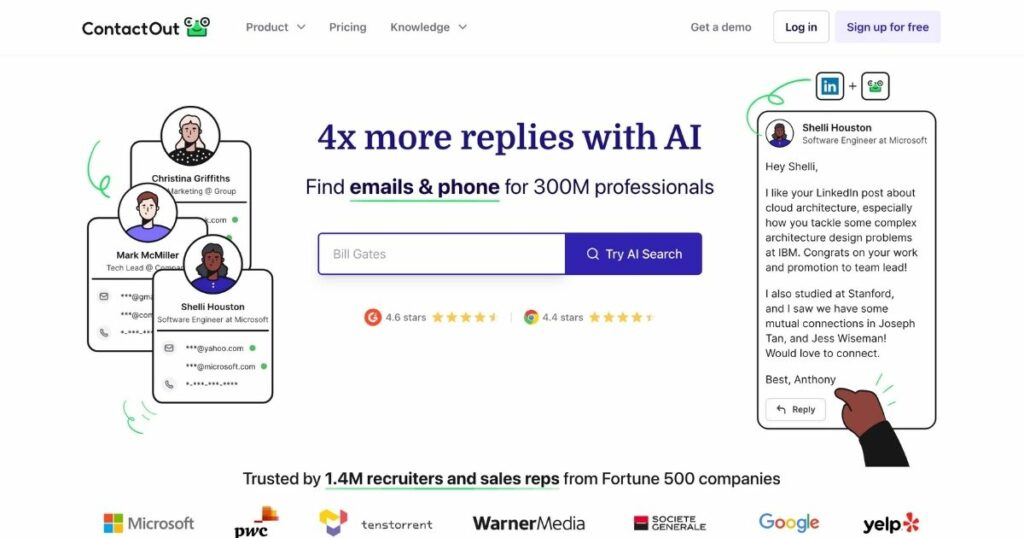 ContactOut: Supercharge your prospecting with AI and email campaigns
