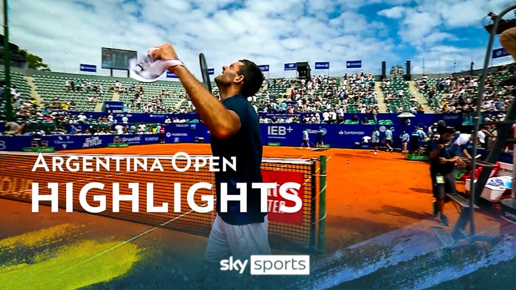 Facundo Diaz Acosta books semi-final place after win over Dusan Lajovic | Argentina Open | Tennis News | Sky Sports
