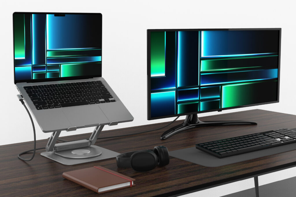 This laptop stand charging hub is now under $100 for Presidents’ Day