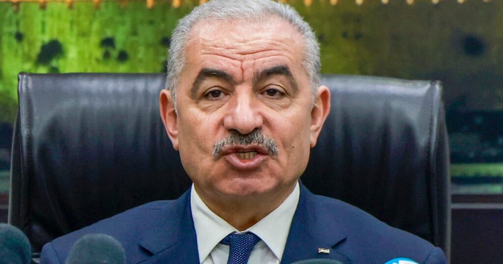 Palestinian Prime Minister Mohammed Shtayyeh Submits Government’s Resignation