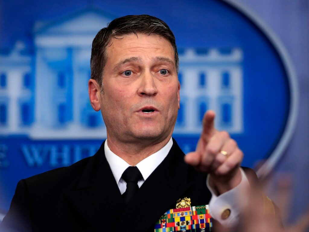 US Navy demoted Ronny Jackson, Trump’s former White House doctor, over allegations of inappropriate behavior, says report