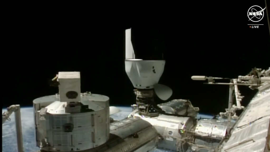 SpaceX’s Dragon capsule docks at ISS on 30th cargo mission for NASA