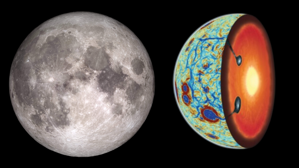 What happened when the moon ‘turned itself inside out’ billions of years ago?