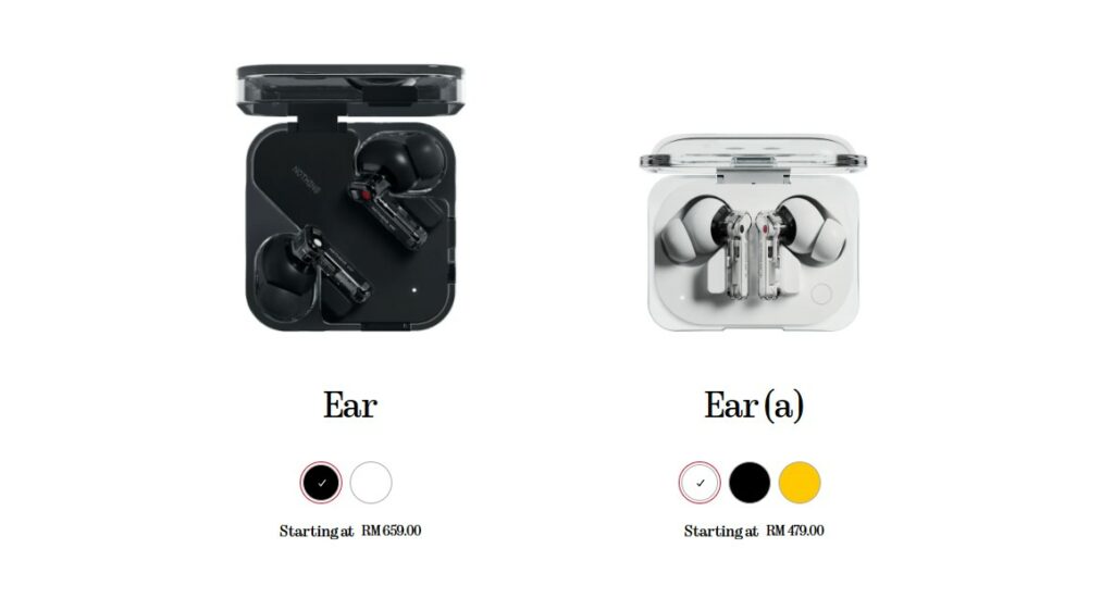 Nothing launches Ear and Ear (a) TWS earbuds