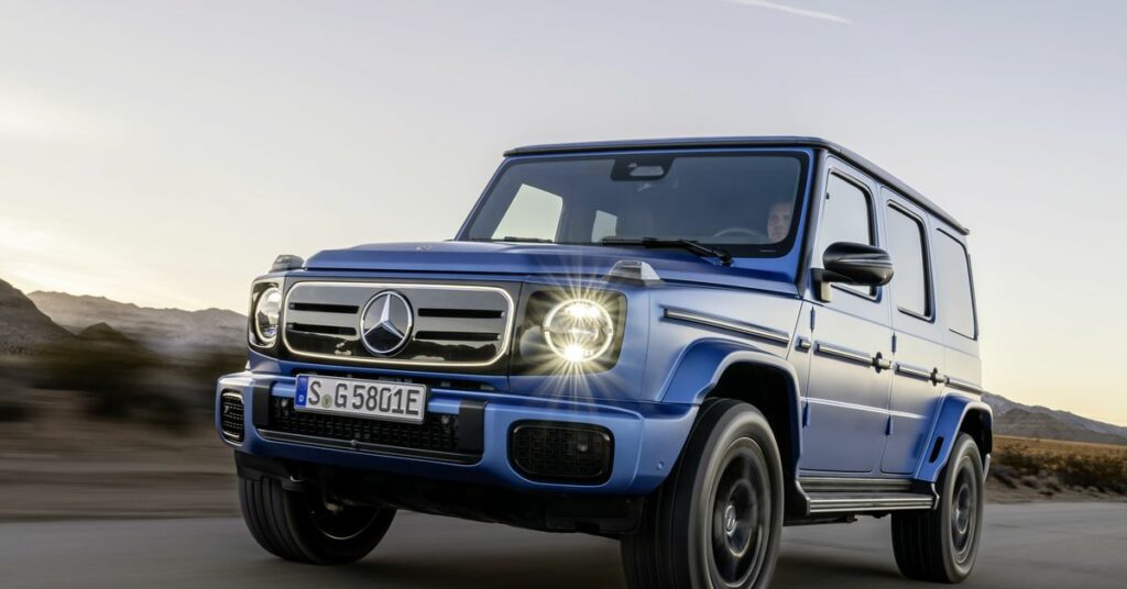 The Mercedes G-Wagen, the ultimate off-road status symbol, goes electric
