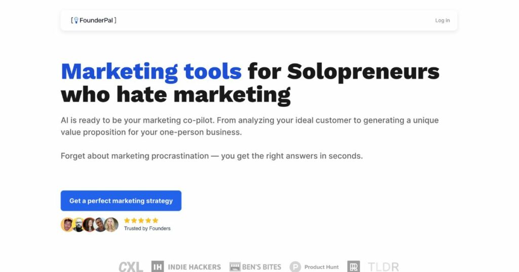 FounderPal: Marketing tools for Solopreneurs