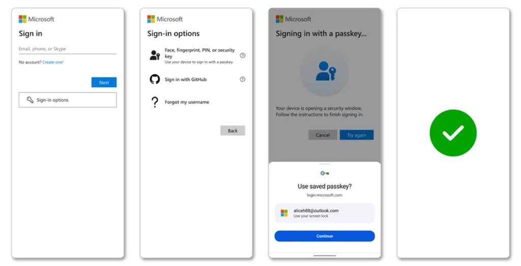 You can finally use passkeys to log into your Microsoft account