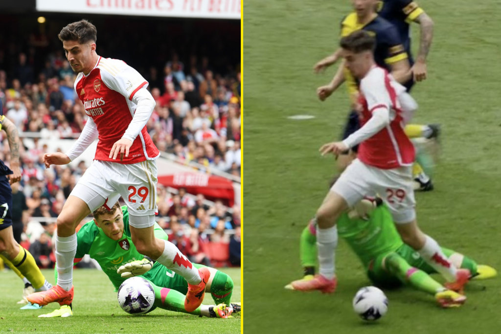 ‘VAR is a joke’ – Kai Havertz decision sparks outrage as Arsenal star accused of gamesmanship