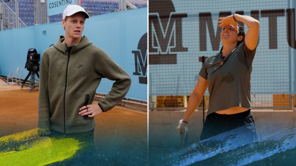 Single-handed backhand challenge! | Tennis stars from ATP and WTA try their luck | Tennis News | Sky Sports