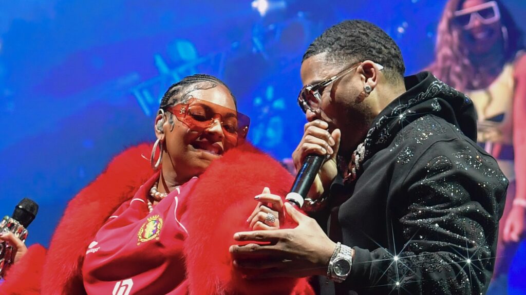 Awww! Watch Ashanti Playfully Tell Nelly She’s Pregnant (Video)