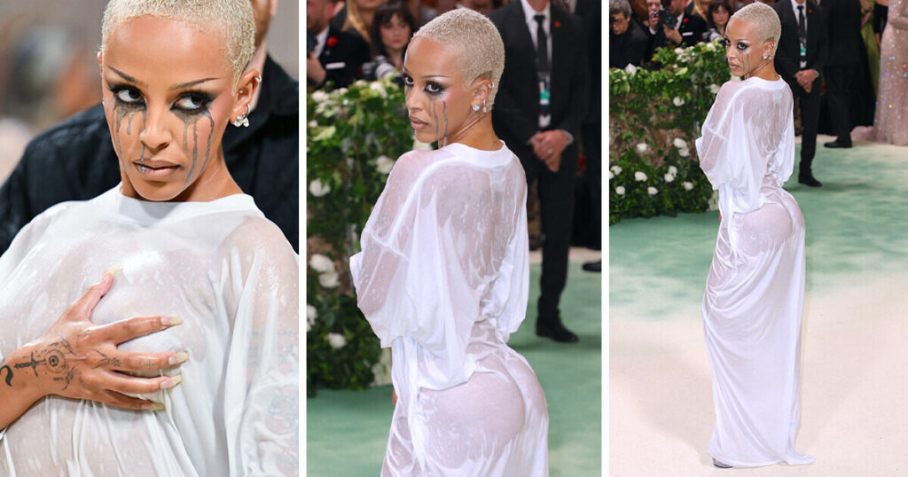 “More like WET GALA,” Why Doja Cat’s Provocative Wet Shirt Look Is More on Theme Than You Think