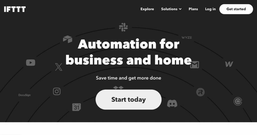 IFTTT: Automate business and home
