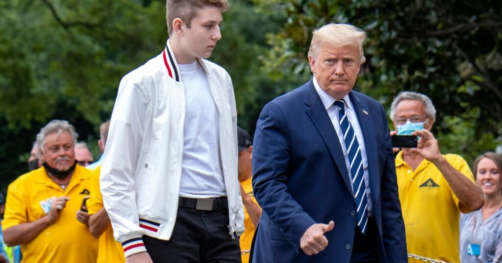 Trump gets his son Barron’s age wrong in TV interview