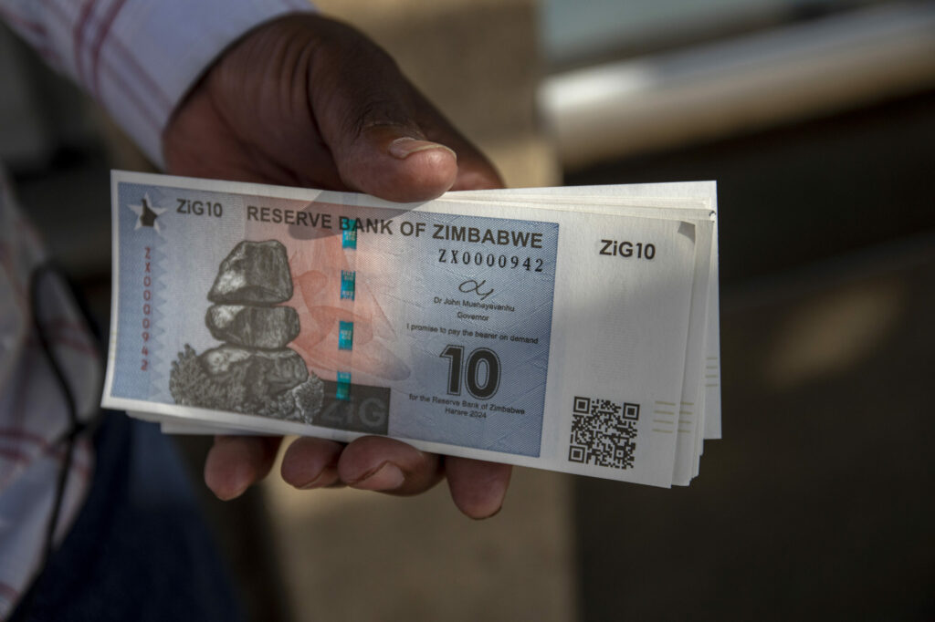 Zimbabwe imposes penalties for violating official ZiG exchange rate