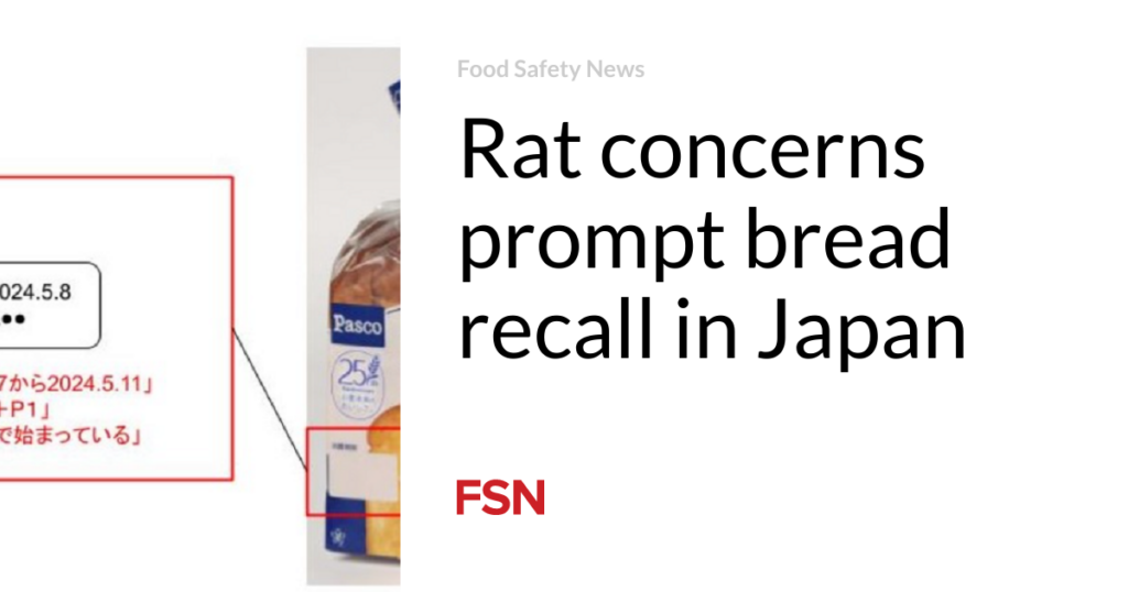 Rat concerns prompt bread recall in Japan