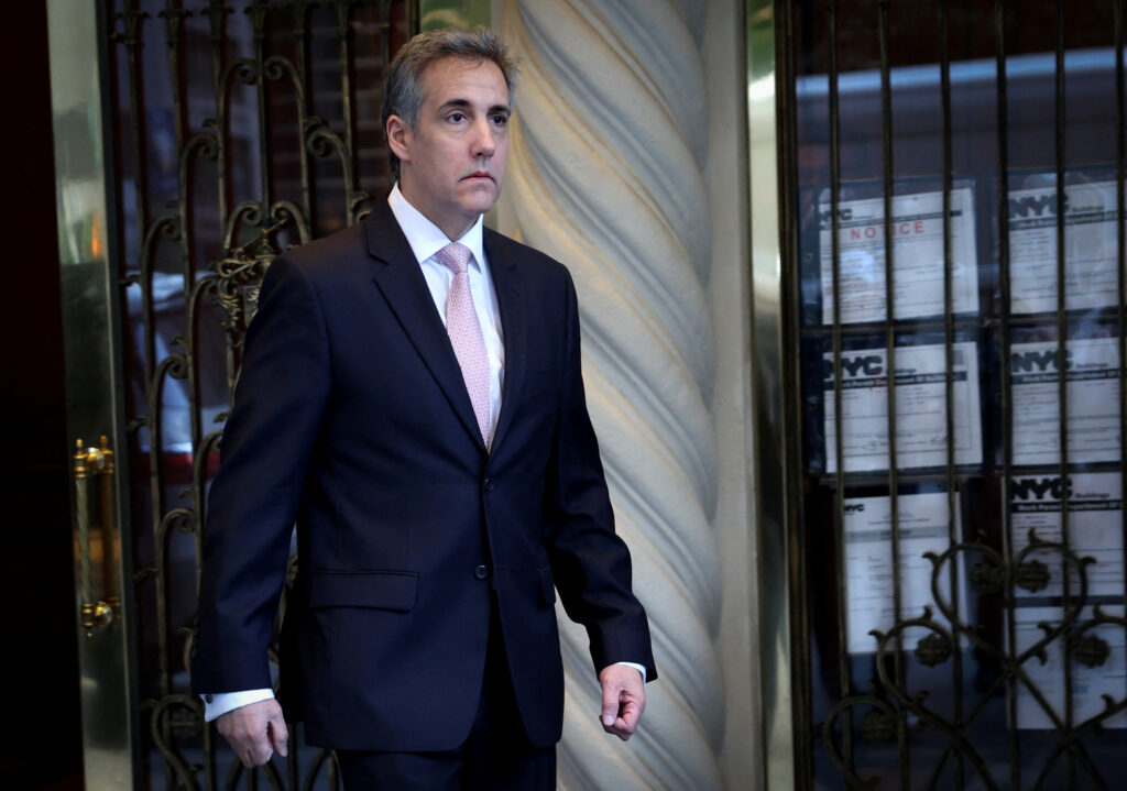 Michael Cohen faces Trump loyalists at VIP club in NYC ahead of trial appearance: ‘He’s a rat’