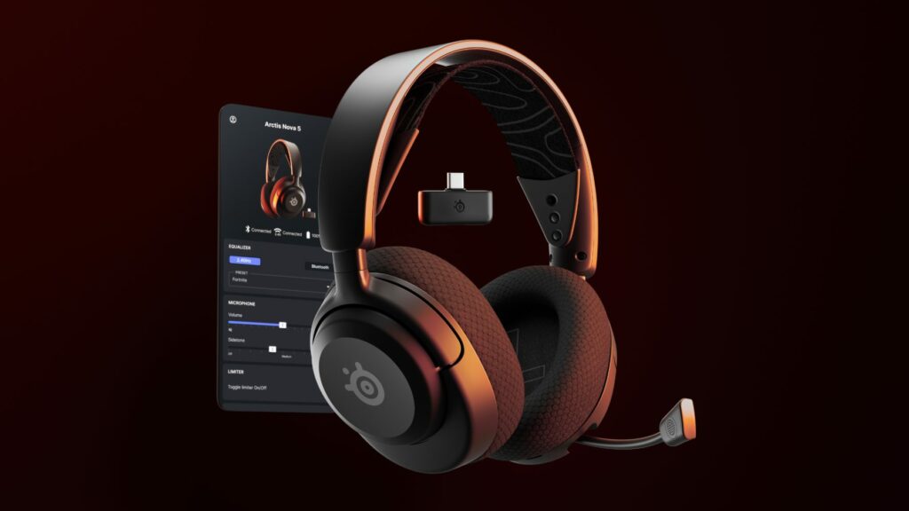 SteelSeries Arctis Nova 5 headset includes 100 audio presets and works with any console