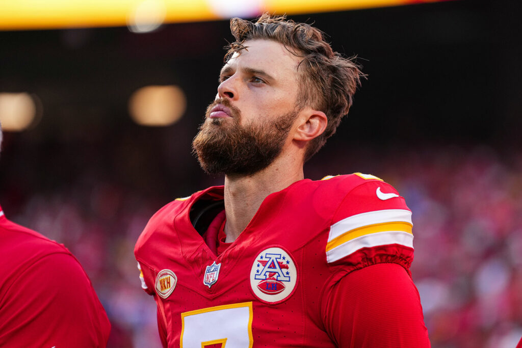 Harrison Butker trolled with “Sims”-style animated version of himself as a homemaker