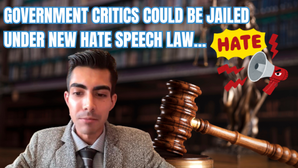 Government critics could be jailed under new Hate Speech Law…