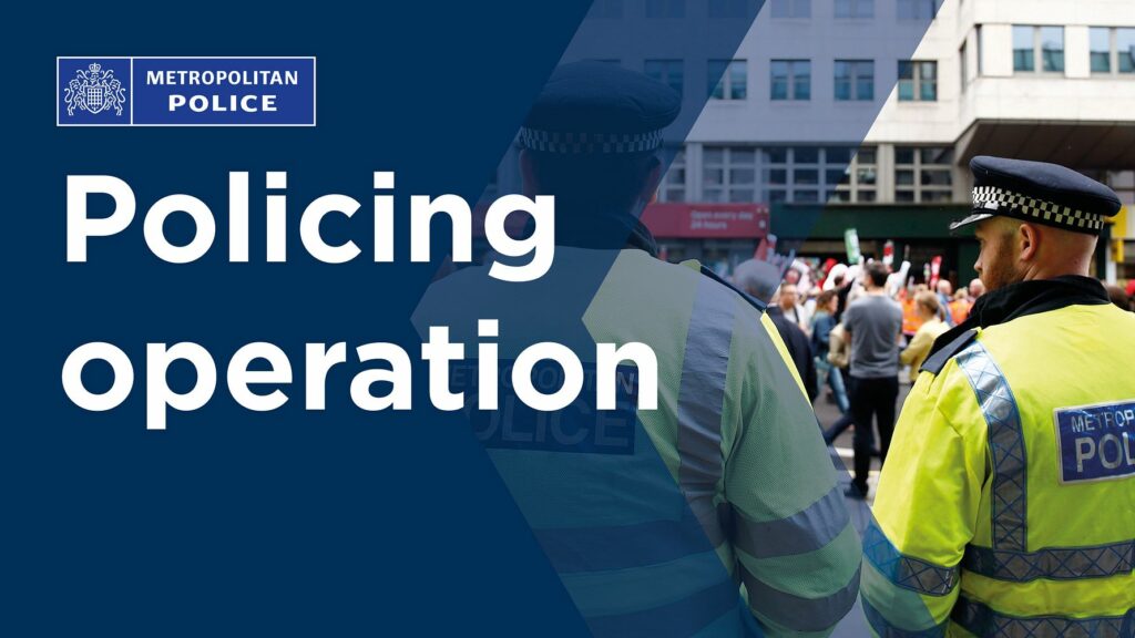 Met sets out policing plan ahead of a busy weekend for London