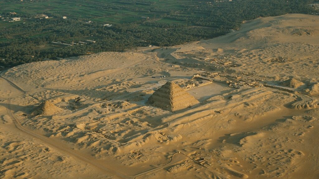 Scientists find evidence of ancient waterway beside Egypt’s pyramids