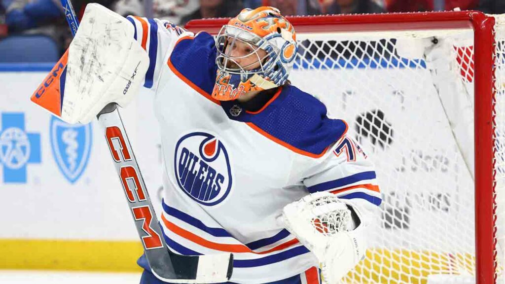 Oilers to start Stuart Skinner in net for must-win Game 6 vs. Canucks