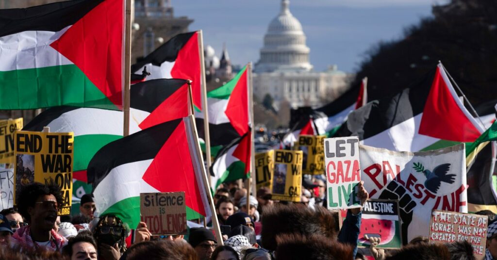 Thousands Expected to Rally on Washington’s National Mall in Pro-Palestinian Demonstration