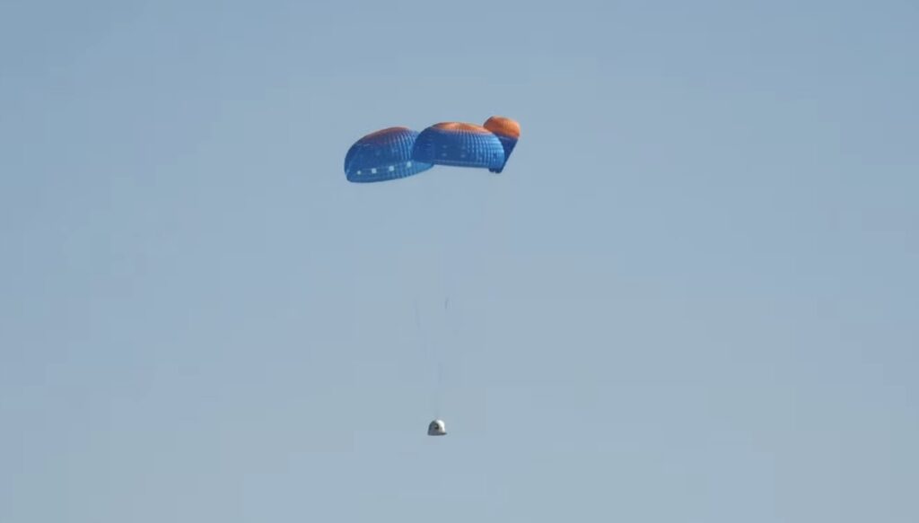 Blue Origin resumes crewed New Shepard suborbital flights