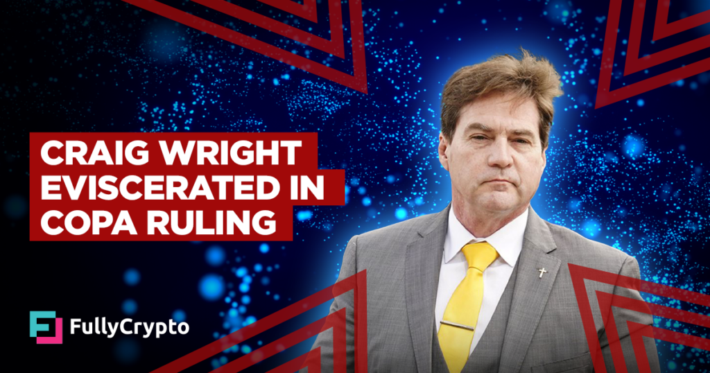 Craig Wright Lied “Extensively and Repeatedly” During COPA Case