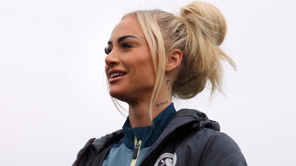 Alisha Lehmann finds out her inner Disney character as Aston Villa women star enjoys games & dances on family holiday after end of WSL season