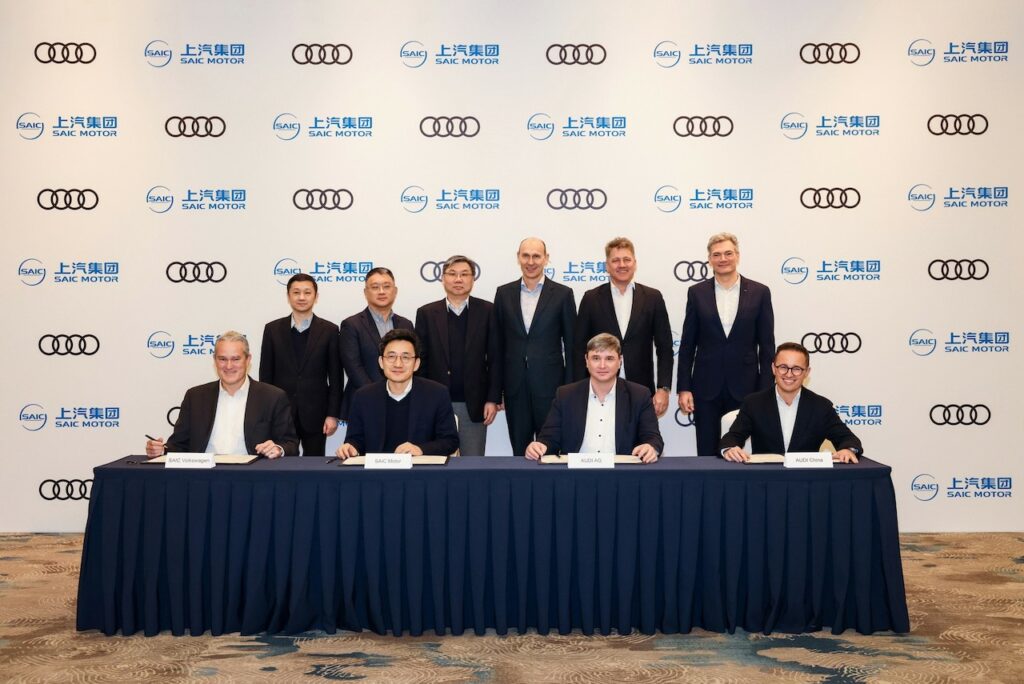 Audi strengthens partnership with China’s SAIC on EV platform