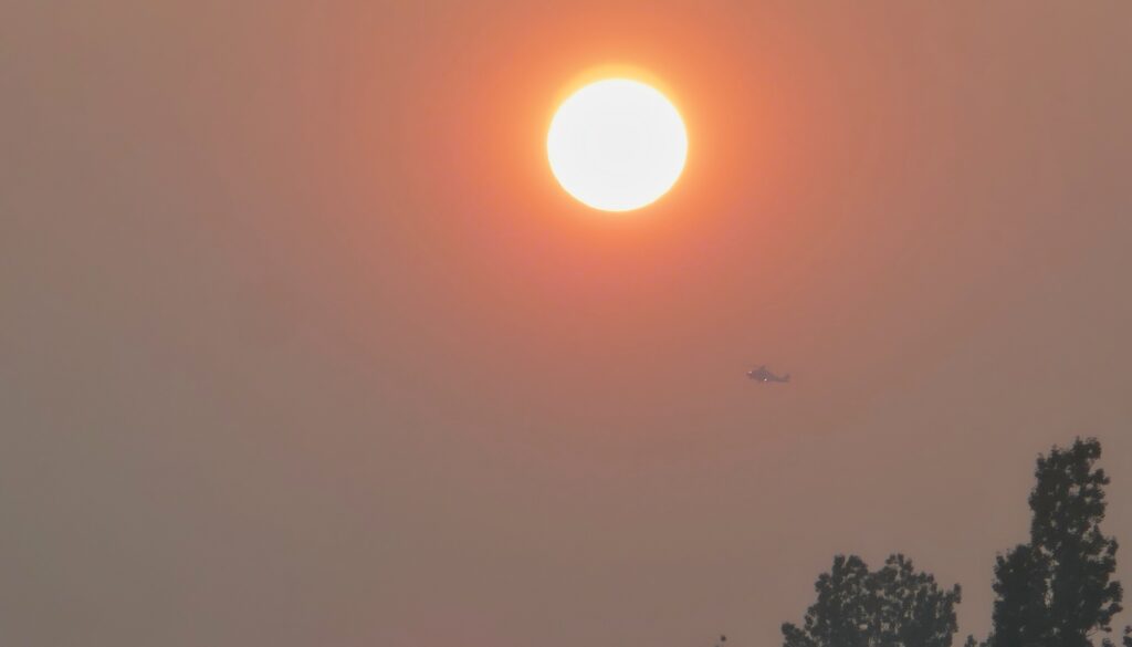 Wildfire smoke is hitting the US from Canada and Mexico