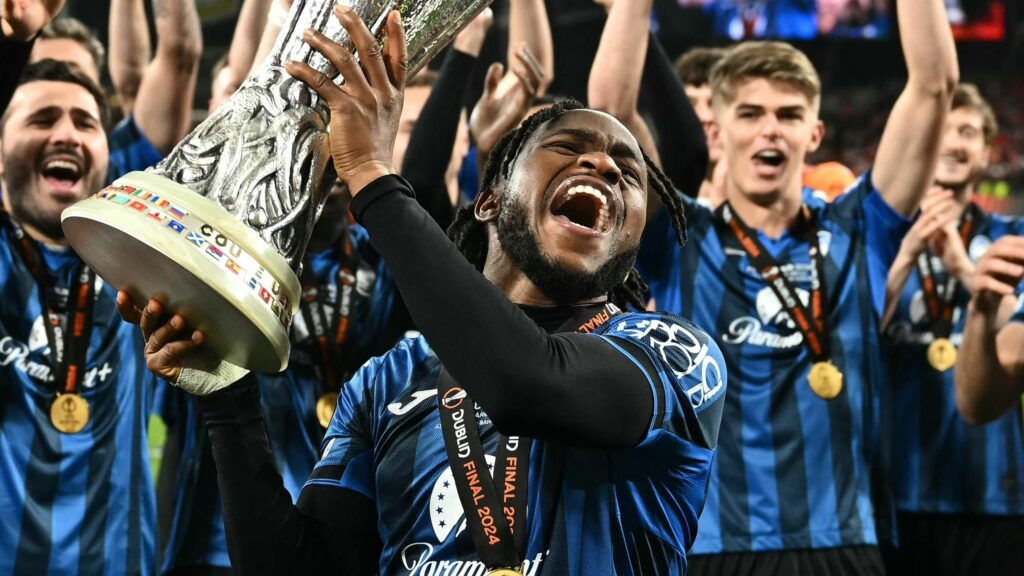 Sensational Lookman hat-trick seals Europa League glory for Atalanta as Leverkusen beaten