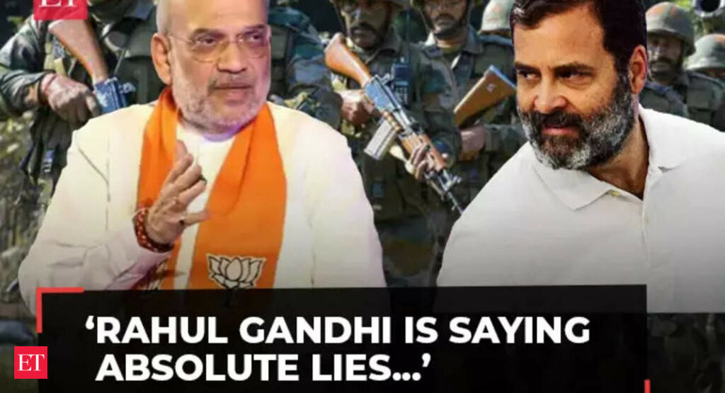 Amit Shah defends ‘Agniveer Scheme’, Slams Rahul Gandhi for falsehoods