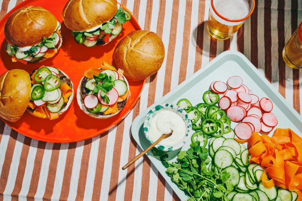 Grilled Banh Mi for a Party