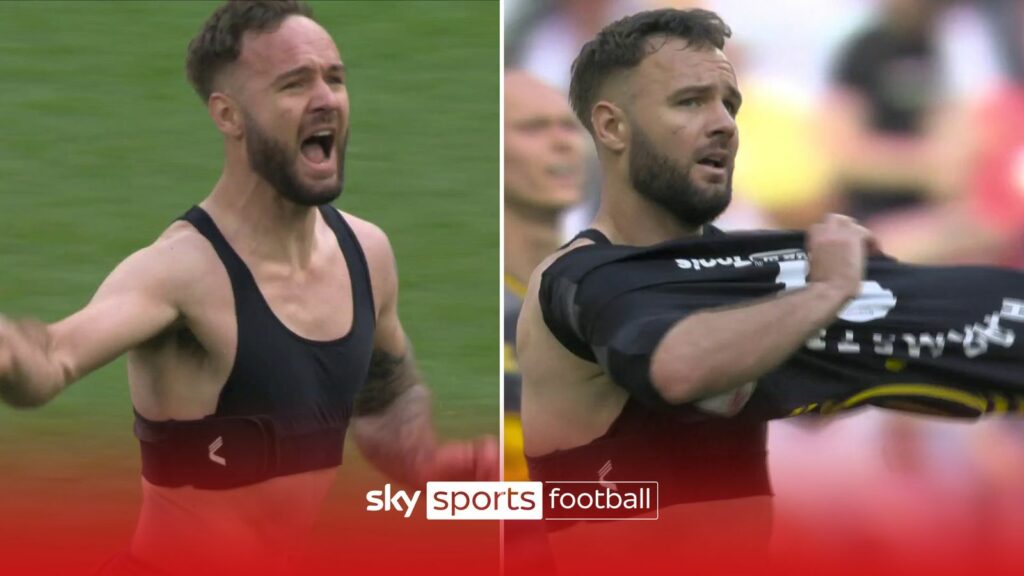 Adam Armstrong takes his shirt off too early! | Football News | Sky Sports