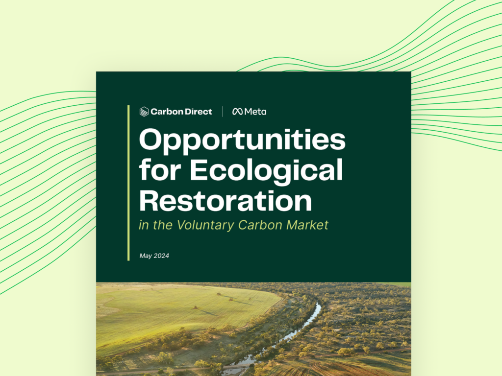 Opportunities for Ecological Restoration on the Voluntary Carbon Market