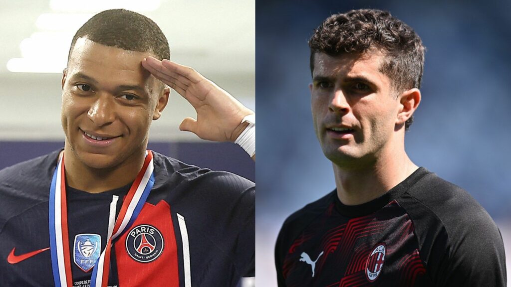 Final twist in Kylian Mbappe saga? Departing PSG star declares himself open to AC Milan transfer as he admits to regularly watching Christian Pulisic & Co