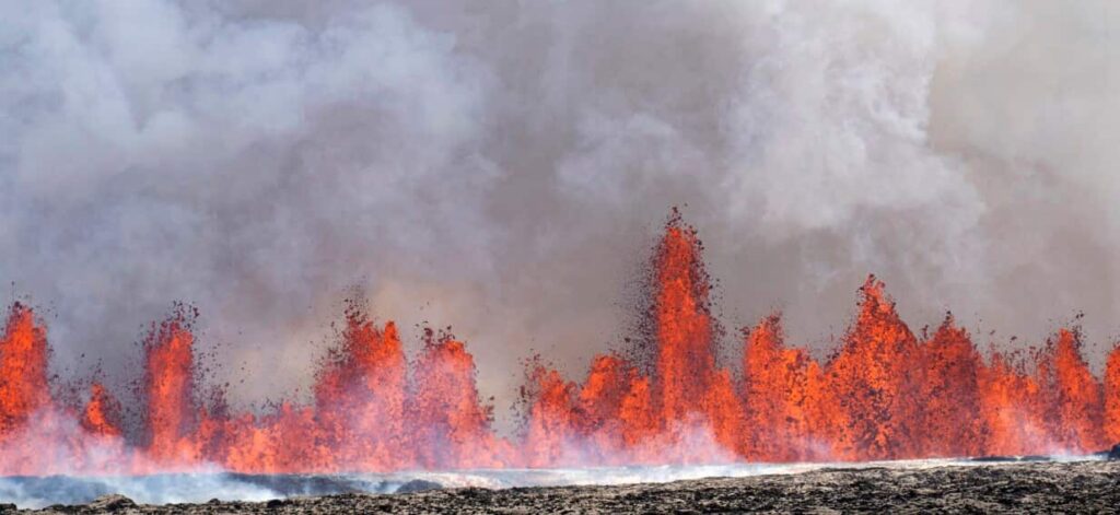 Volcano in Iceland erupts for fifth time in six months