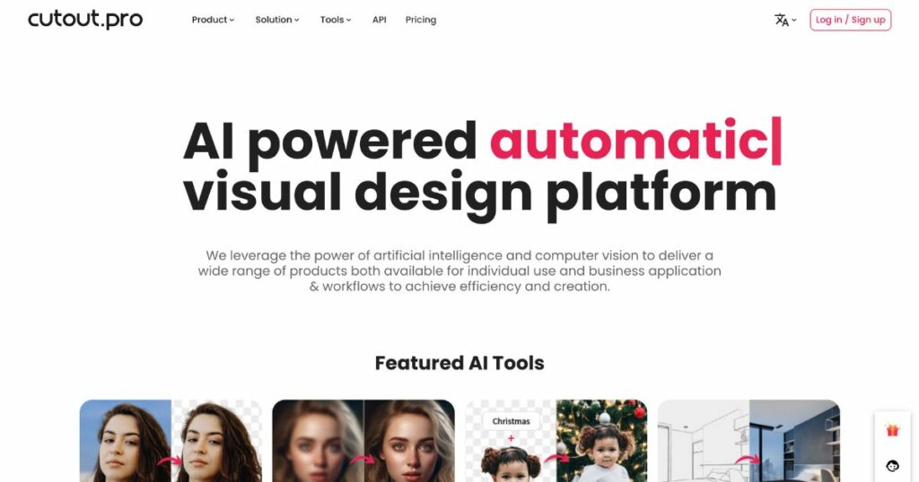 CutoutPro: AI-powered visual design platform