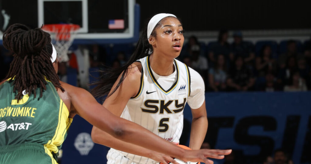 Angel Reese’s 1st Career Double-Double Thrills WNBA Fans Despite Sky’s Loss vs. Storm