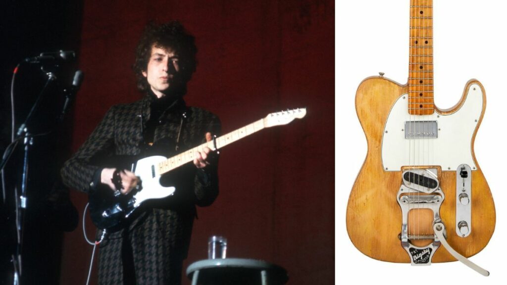 “When Bob Dylan really did go electric, nearly 60 years ago, this Fender Telecaster was one of his most crucial weapons”: Bob Dylan and Robbie Robertson’s 1965 Fender Telecaster fetches a whopping $650,000 at auction