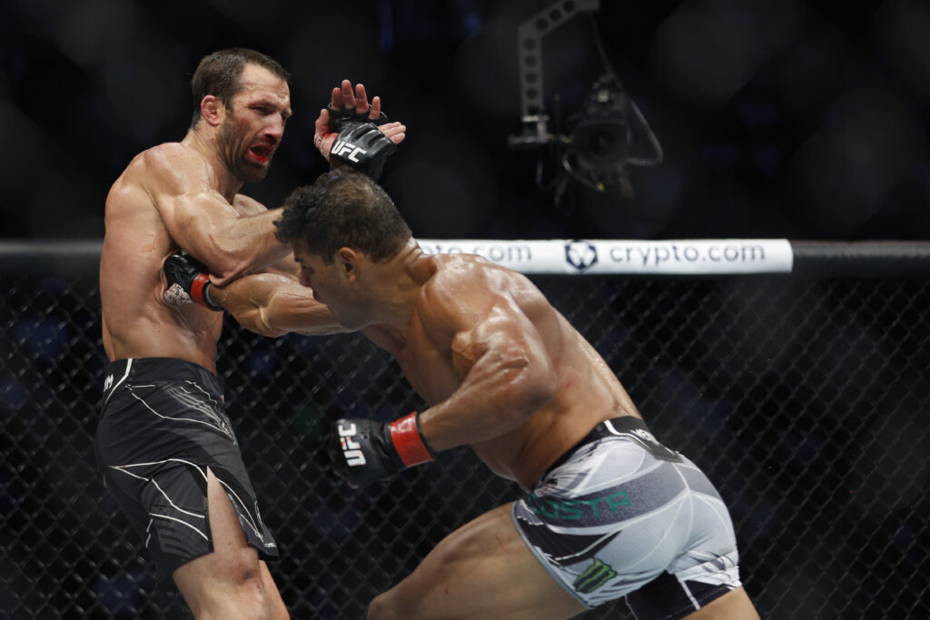 UFC free fight: Paulo Costa outslugs Luke Rockhold in wild Fight of the Night