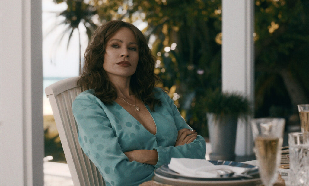 Why Sofia Vergara’s White Dress in ‘Griselda’ Amplifies Her Transformation Into a Ruthless Drug Lord