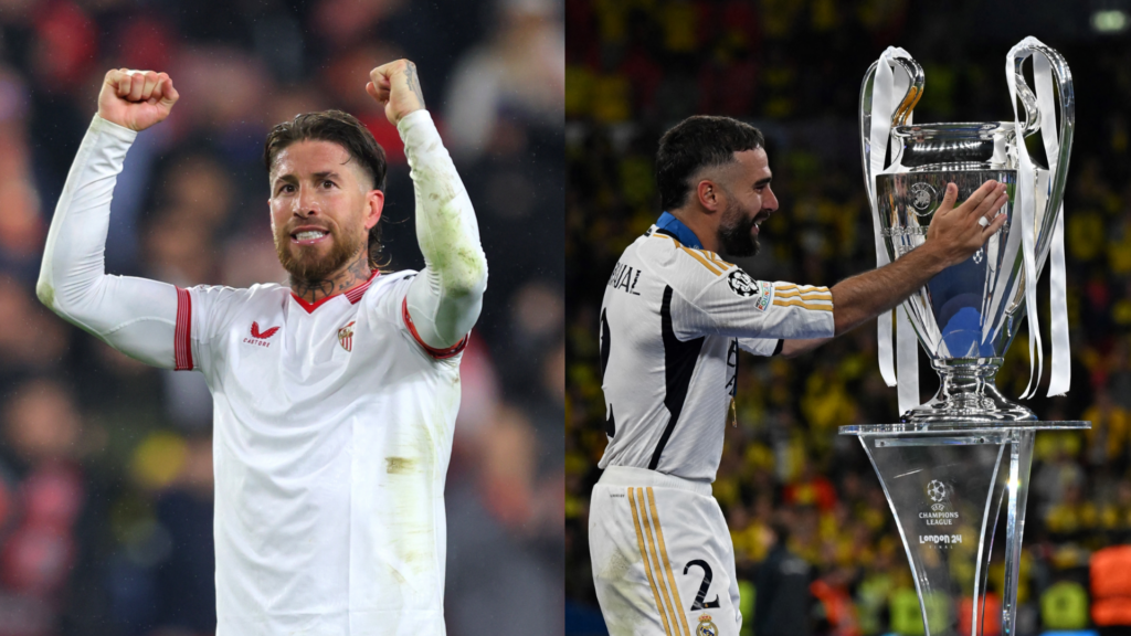 Sergio Ramos sends message to four Real Madrid ‘legends’ following club’s Champions League final triumph over Borussia Dortmund at Wembley