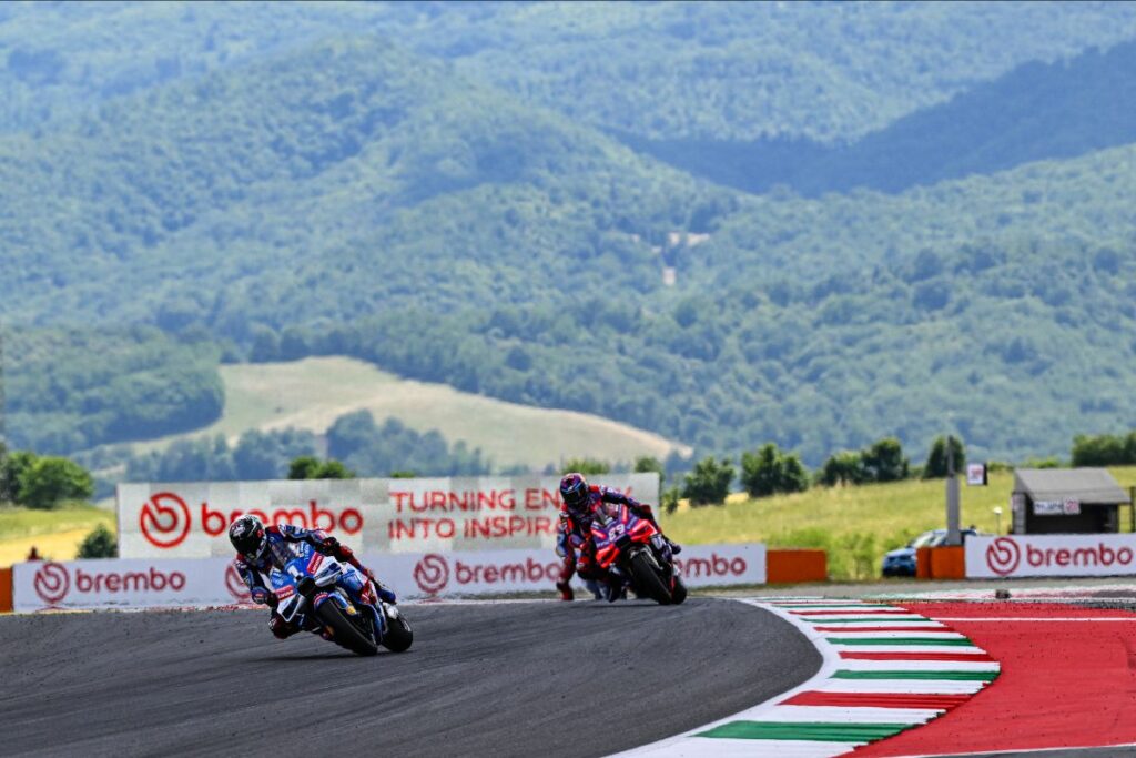 Bagnaia reigns as Bastianini charges past Martin and Marquez at Mugello