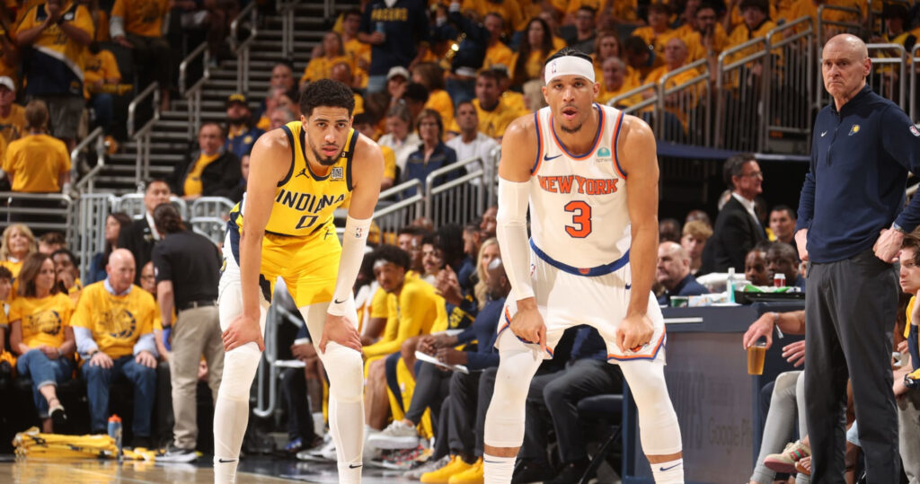 Video: Knicks’ Josh Hart Jokes About Haliburton, Pacers Getting Swept by Celtics