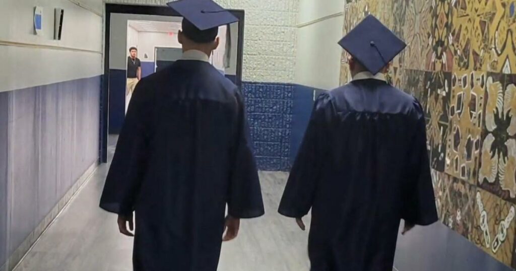 Twin brothers graduate high school at top of their class