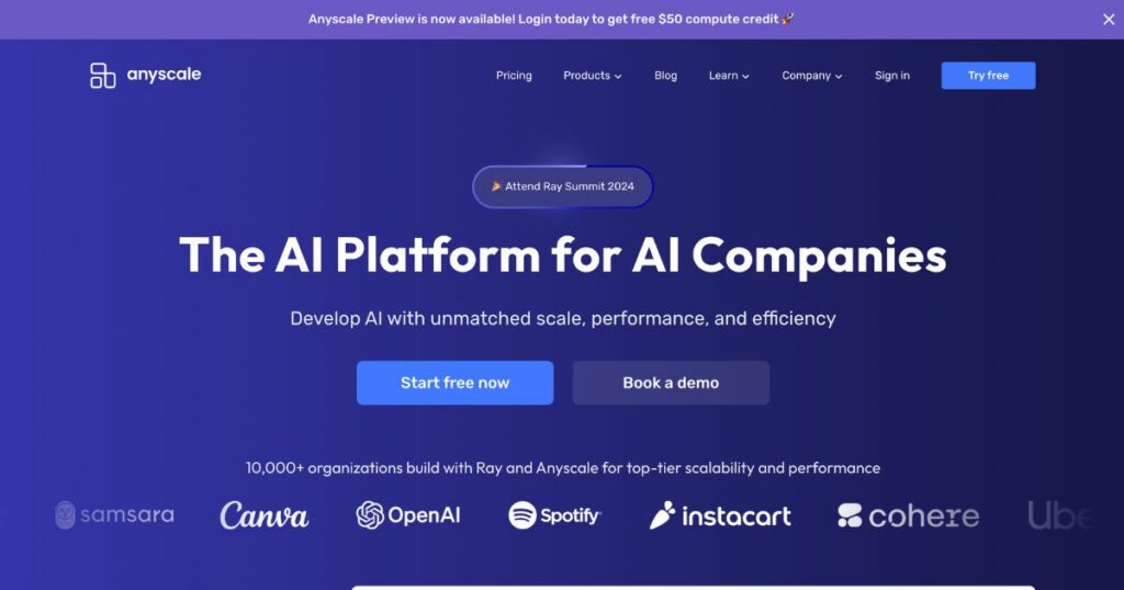 Anyscale: Scalable AI for businesses