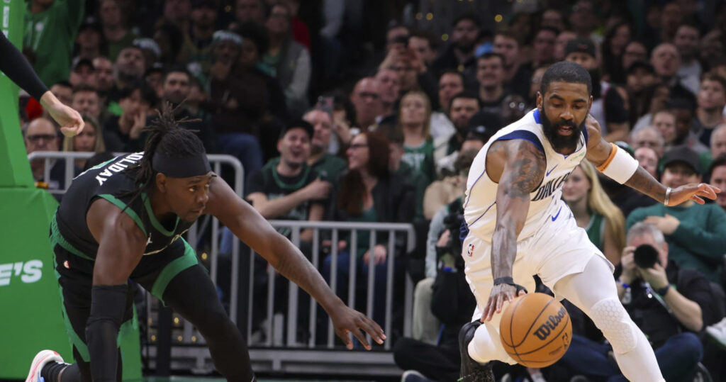 Celtics’ Jrue Holiday Jokes About How to Stop Kyrie Irving in NBA Finals: ‘Pray’